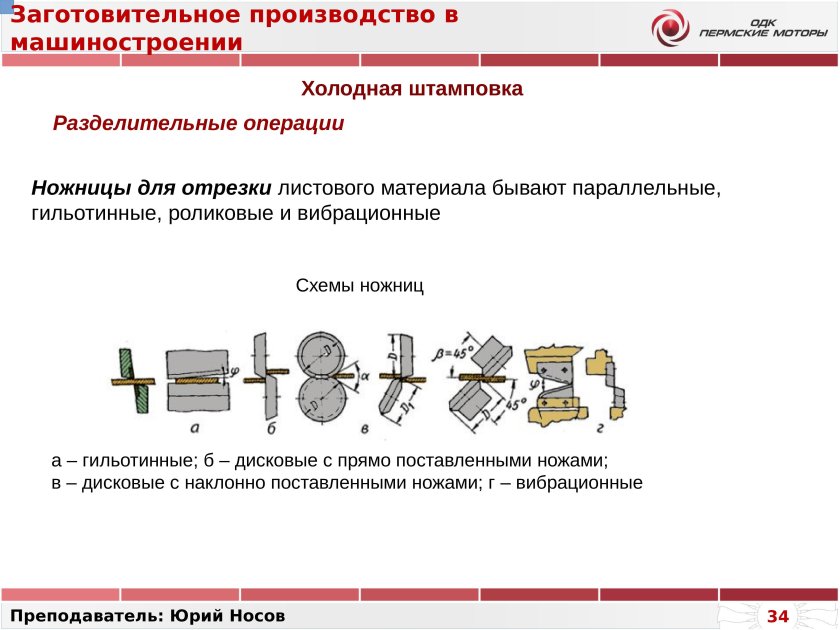 Заготовительное производство в машиностроении