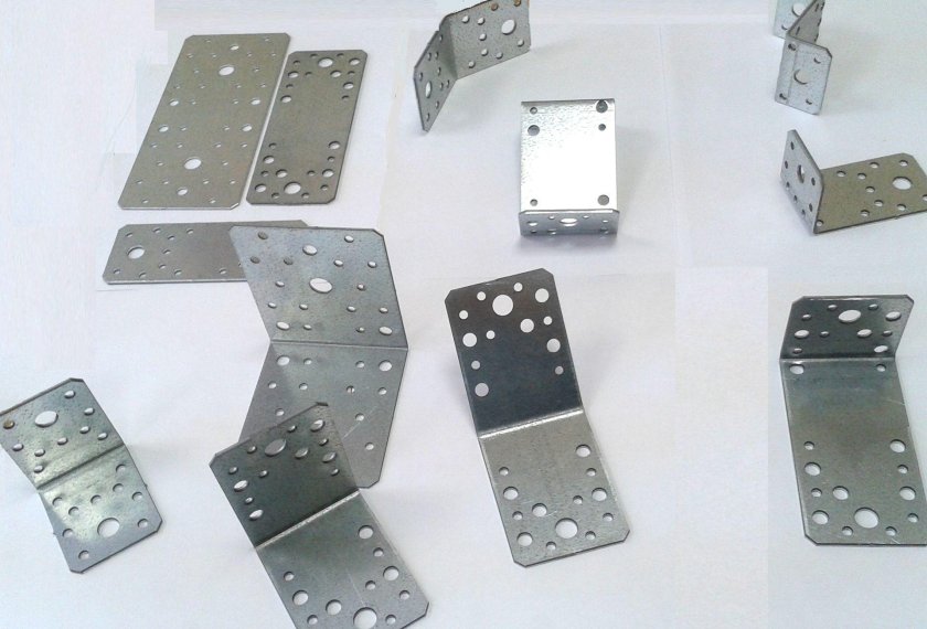 Пластина крепежная GSV h50 в комплекте с крепеж элементами для монтажа