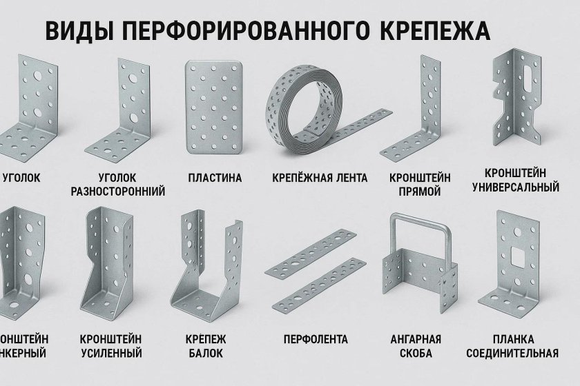 Перфорированный крепеж