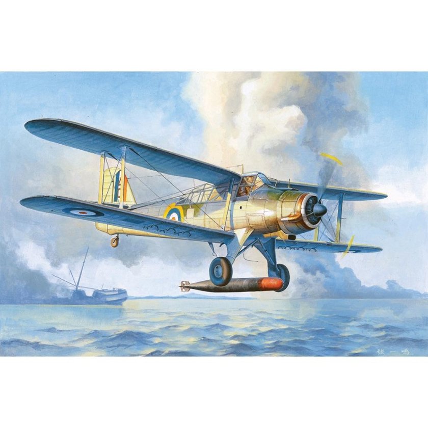 02880 Авиация Fairey Albacore Torpedo Bomber 1 48
