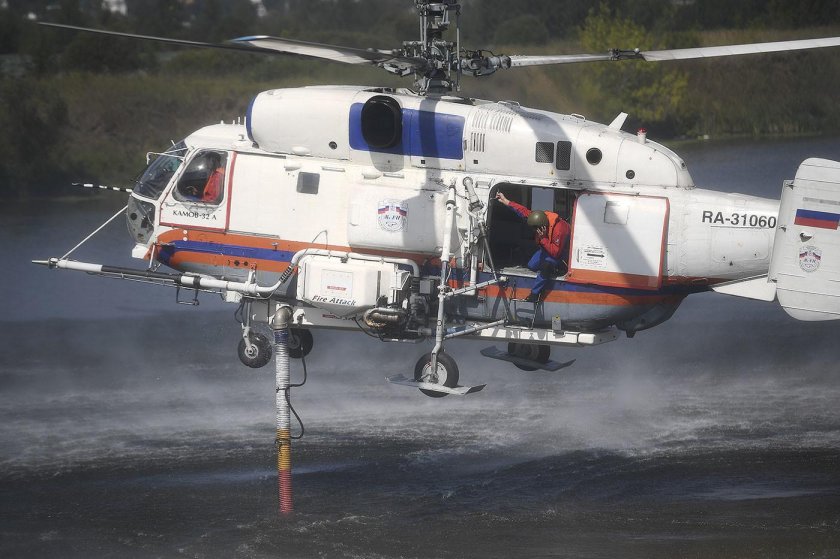 Пожарно-спасательный вертолет ка-32а