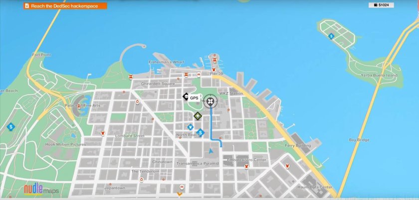 Watch Dogs 2 карта
