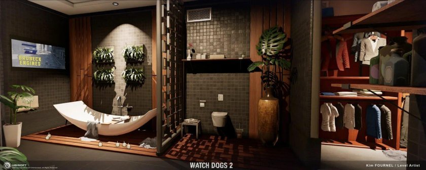 Тайник промышленного шпиона в музее watch Dogs 2