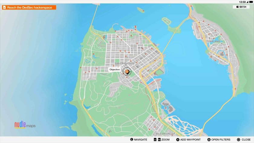 Карта watch dogs 2