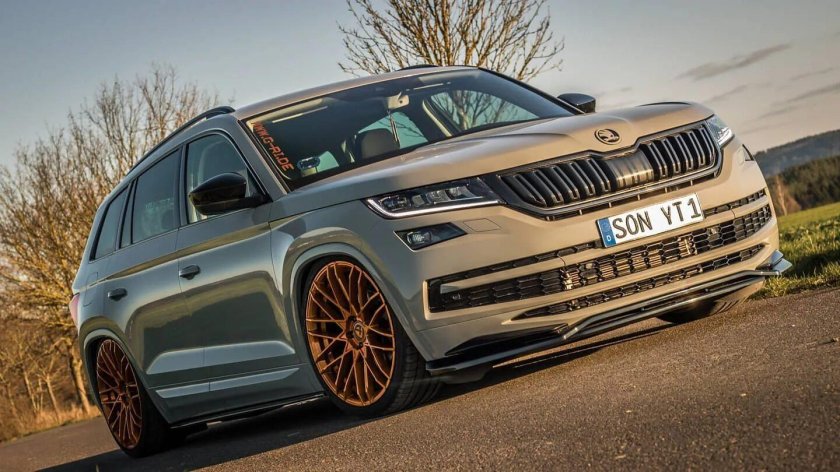 Занижение Шкода Кодиак