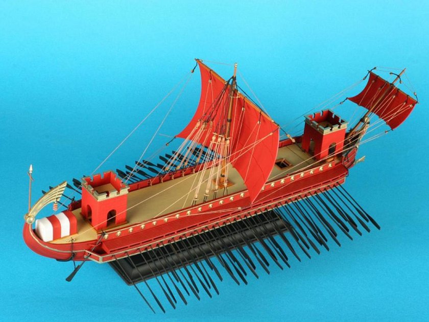 Римская трирема 1/72 звезда