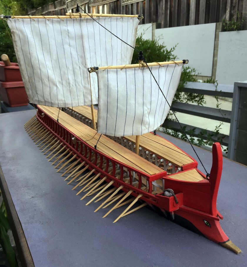 Римская трирема мозаика