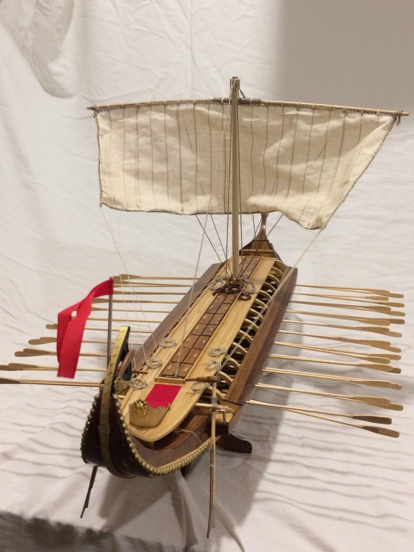 Римская бирема корабль