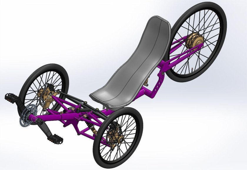 Веломобиль трайк лигерад