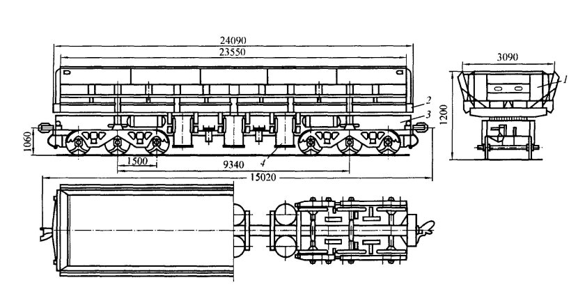 Вагон-самосвал думпкар 2вс-105