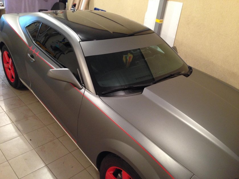 Camaro Chevrolet матовая пленка