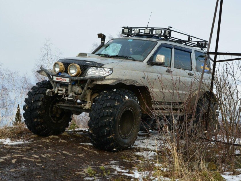 Военные мосты на УАЗ Патриот