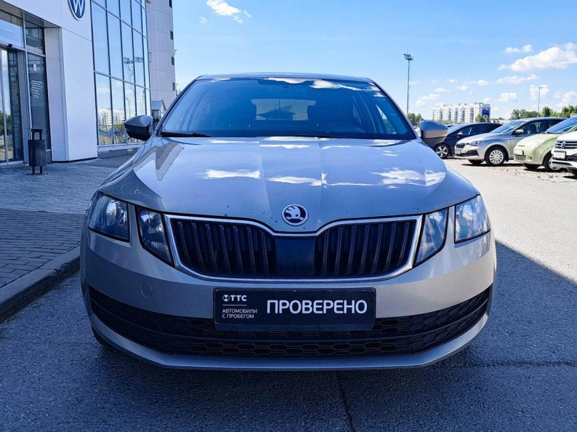 Октавия а7 Рестайлинг серая