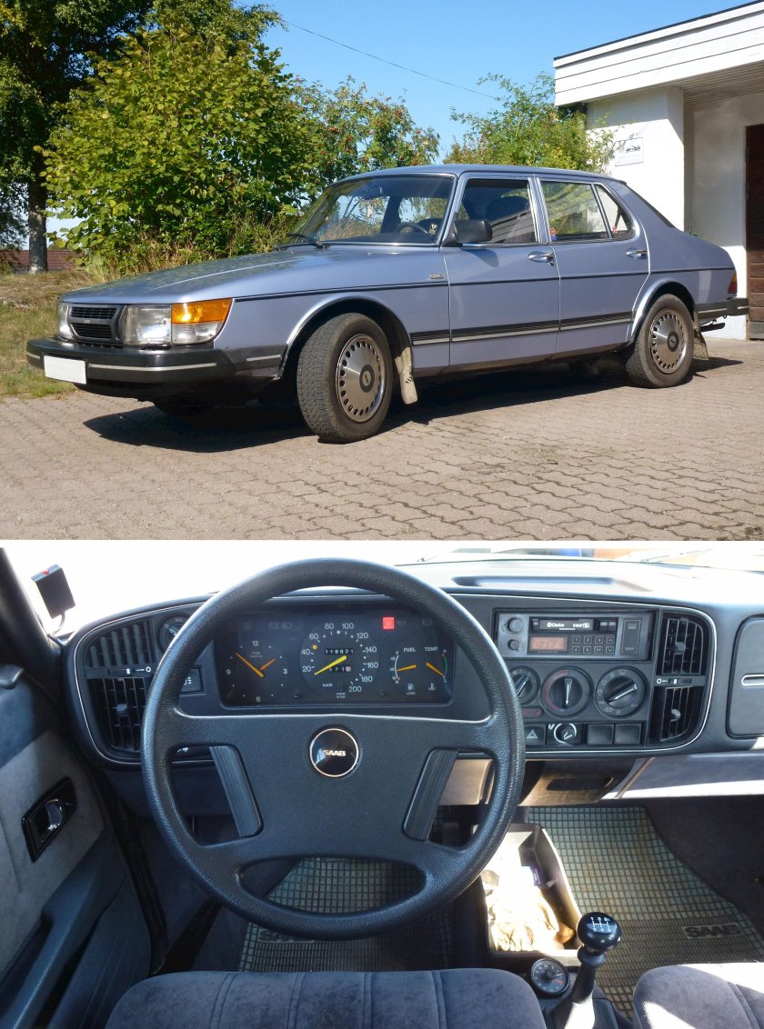 Saab 900 салон