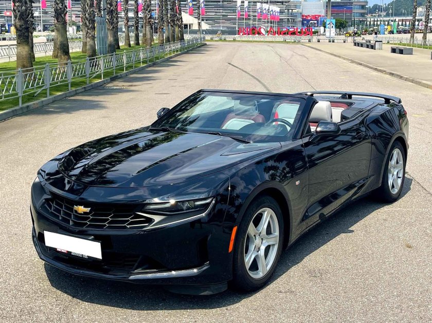 Шевроле Камаро кабриолет черный