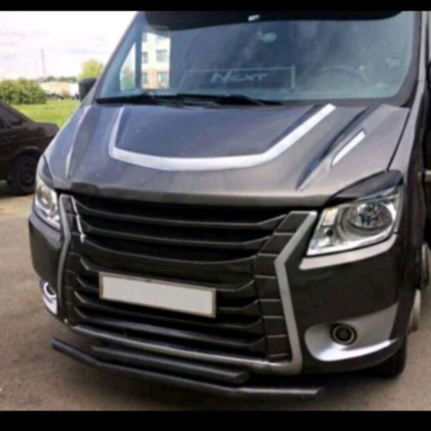 Тюнинговый бампер на Газель Некст