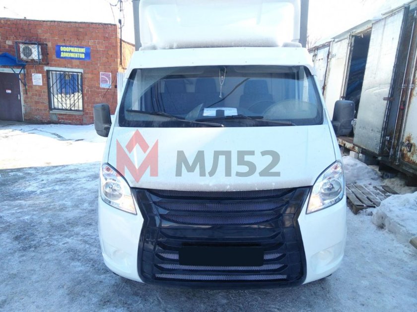 Бампер передний Газель Некст белый