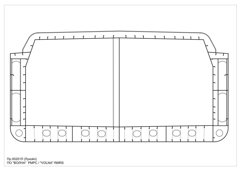 Мидель шпангоут танкера