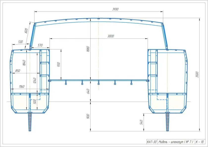 Лодка чертеж