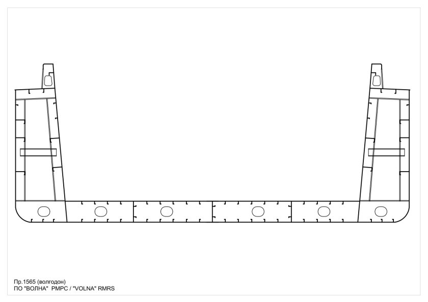 Мидель шпангоут контейнеровоз