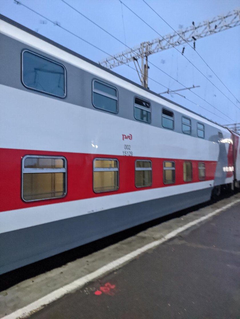 Поезд двухэтажный санкт петербург