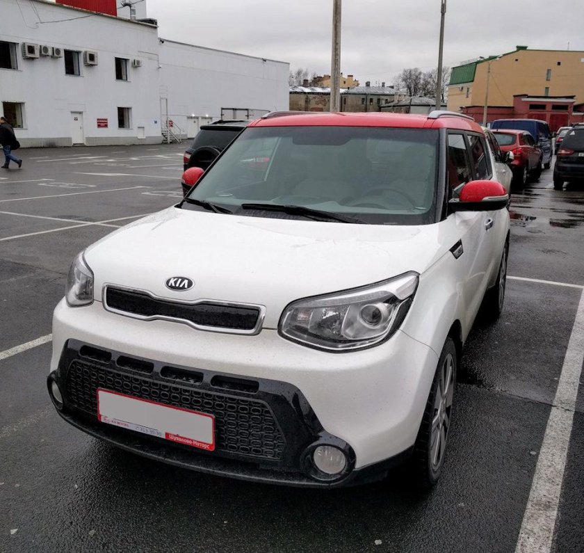 Киа соул 2017 с красной крышей