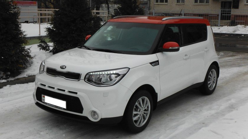 Киа соул 2 белый