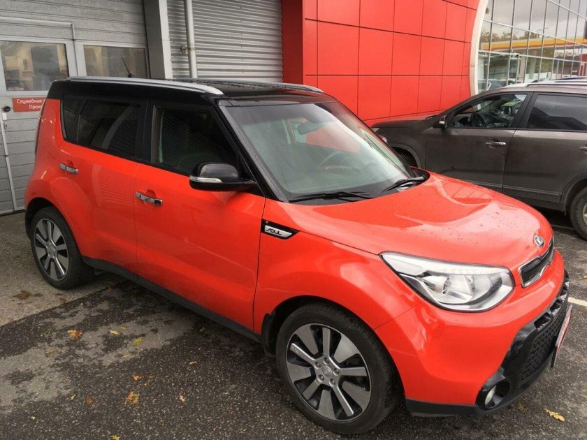 Киа соул 2015 красная
