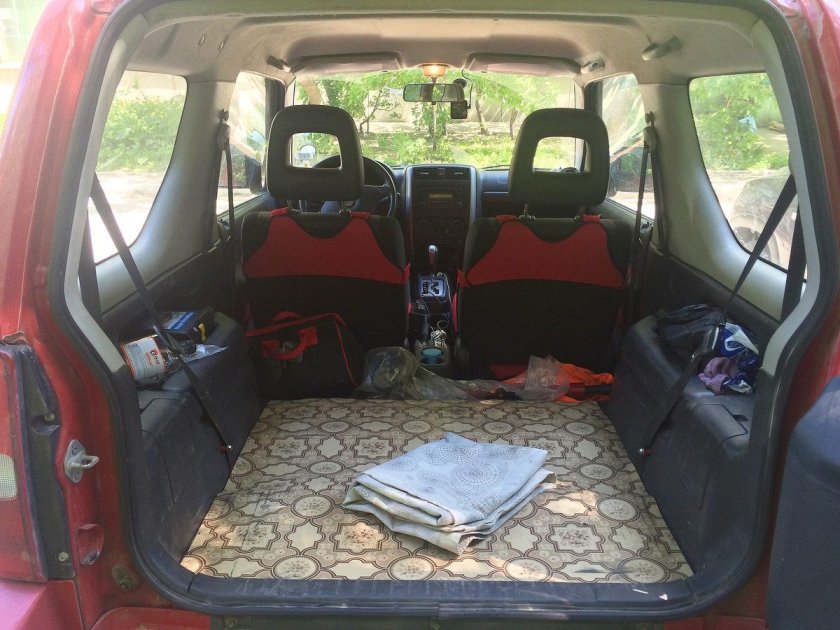 Габариты багажника Сузуки Джимни