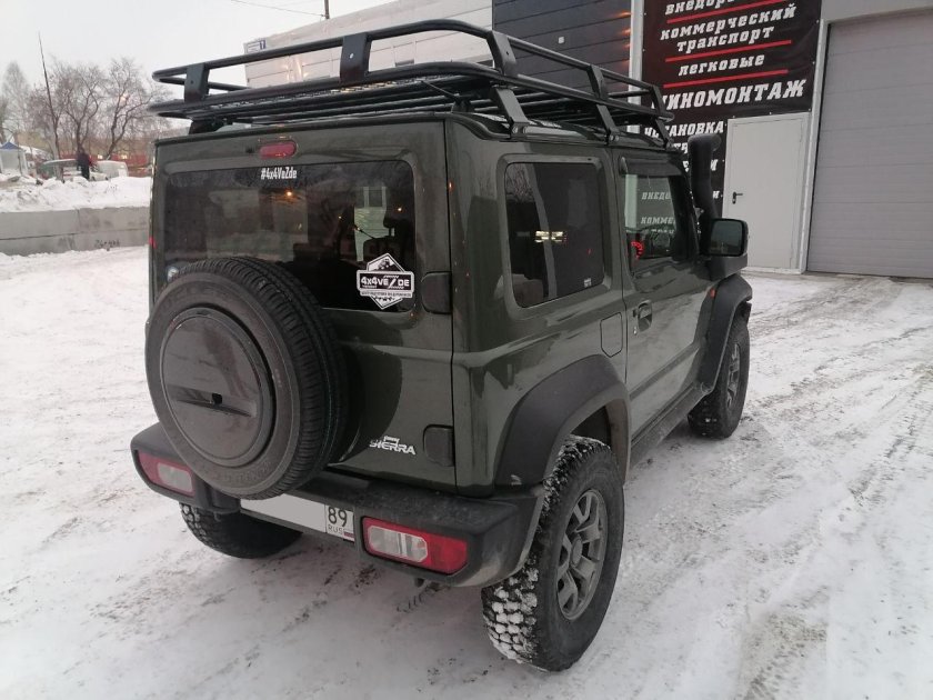 Экспедиционный багажник ed для suzuki jimny iv с