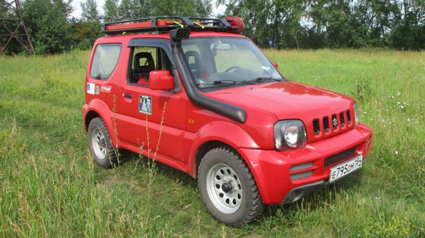 Suzuki Jimny экспедиционный багажник