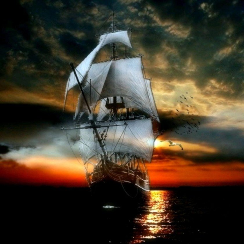 Корабль "Летучий голландец"