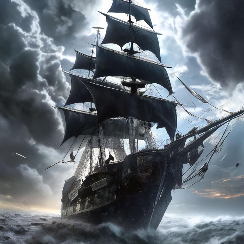 Чёрная жемчужина корабль пираты карибского моря