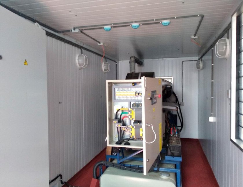 Блок контейнер ДЭС 200квт