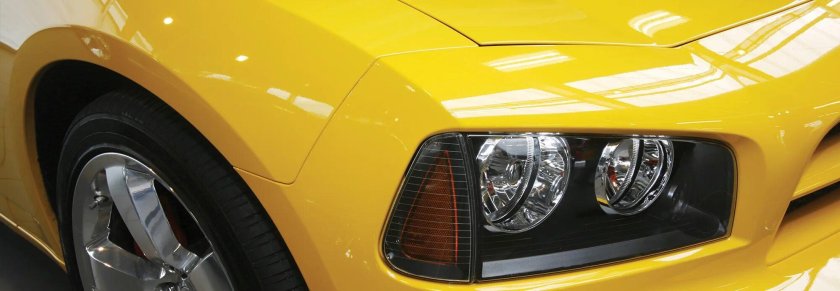 Краска желтая для автомобиля