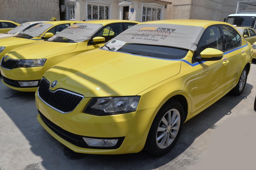 Skoda Octavia a7 пленка жёлтый