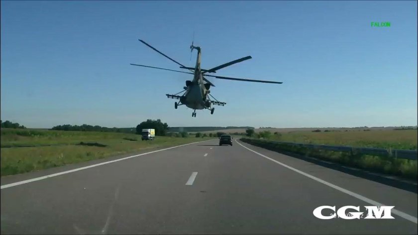 Летающий вертолет