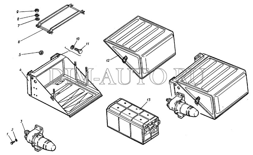 Выключатель АКБ КАМАЗ 65115