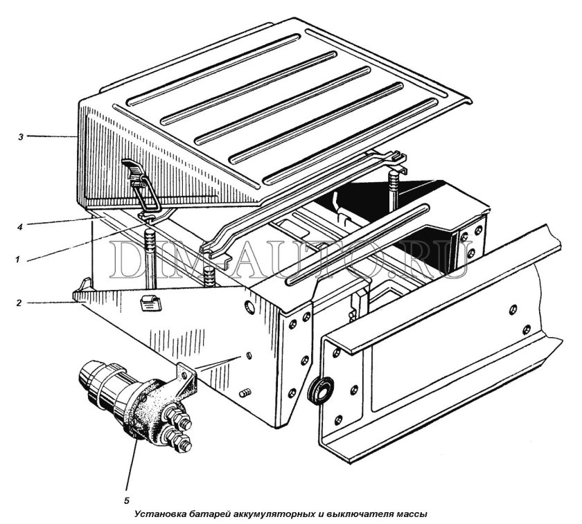 Выключатель АКБ КАМАЗ 65115