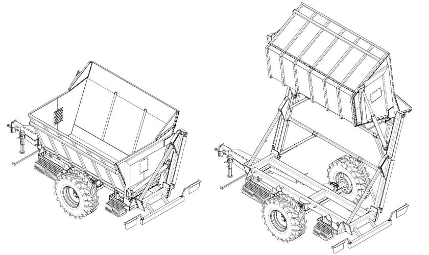 Полуприцеп бункер-перегрузчик TL 340