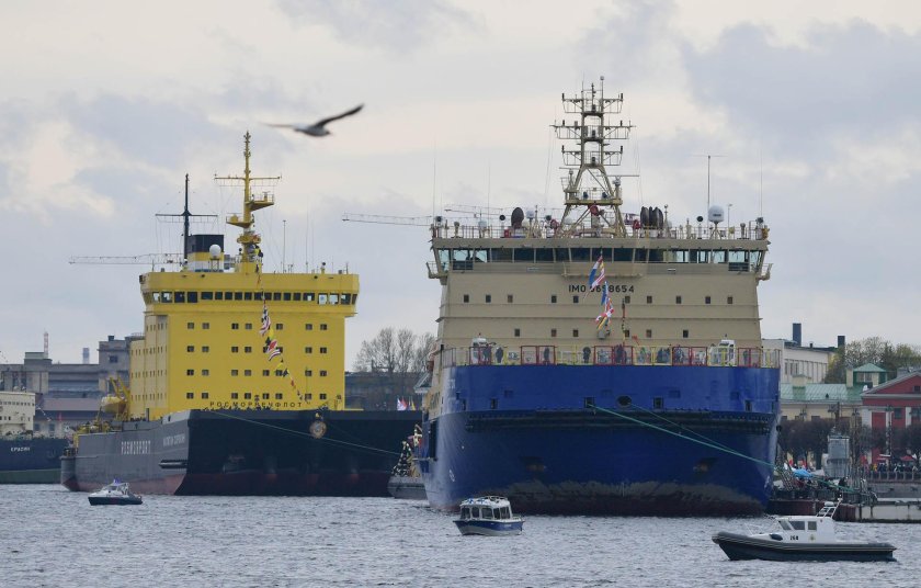 Ледокол "Капитан Сорокин" в Санкт-Петербурге
