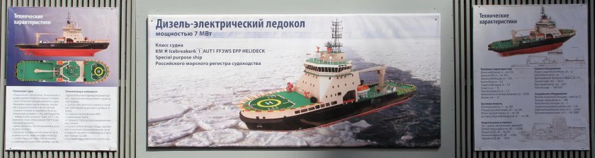 Дизель электрический ледокол Илья Муромец