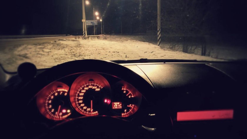 Ночные покатушки Мазда 3