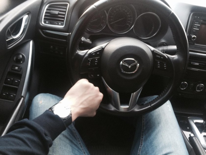 Мазда 6 салон руль