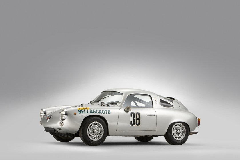 Edicola - Abarth - 700 Bialbero Coupe Zagaton 152 record Monza Pontedecimo-Giovi 1960 г.