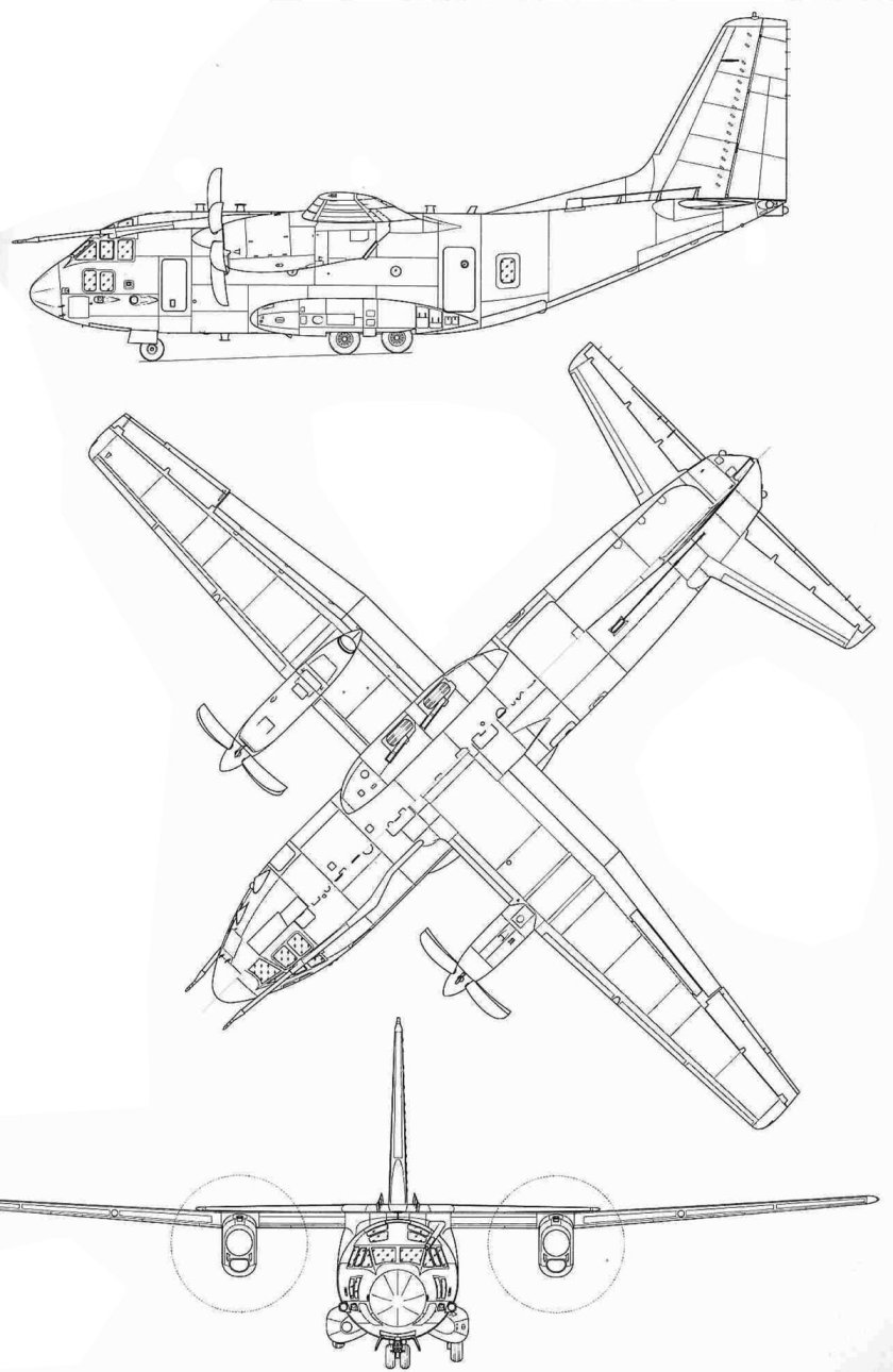 C 27 Spartan чертеж