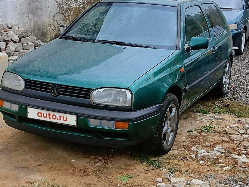 Фольксваген гольф 3 зеленый