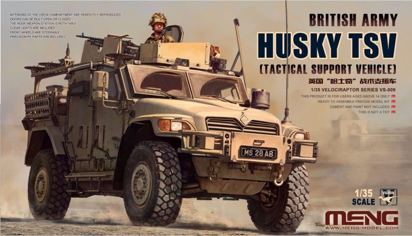 Meng model vs-009 British Army Husky TSV 1/35