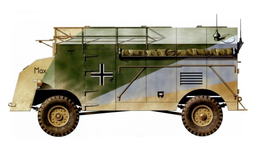 Штабной бронеавтомобиль АЕС Дорчестер Роммеля