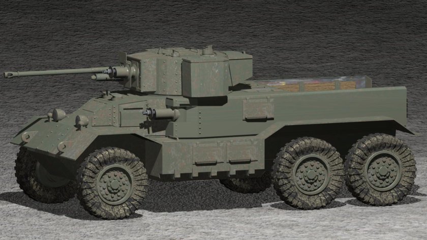 Бронеавтомобиль Vickers Mark 11 6x6